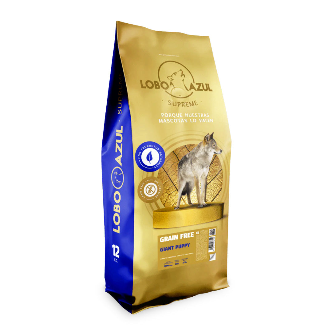 Grain Free Giant Puppy, pienso sin cereales Lobo Azul para cachorros de razas grandes y gigantes