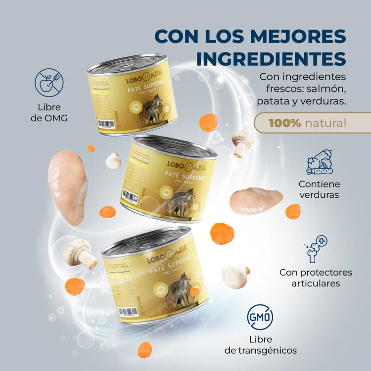 Paté Supreme Free Pollo 400g