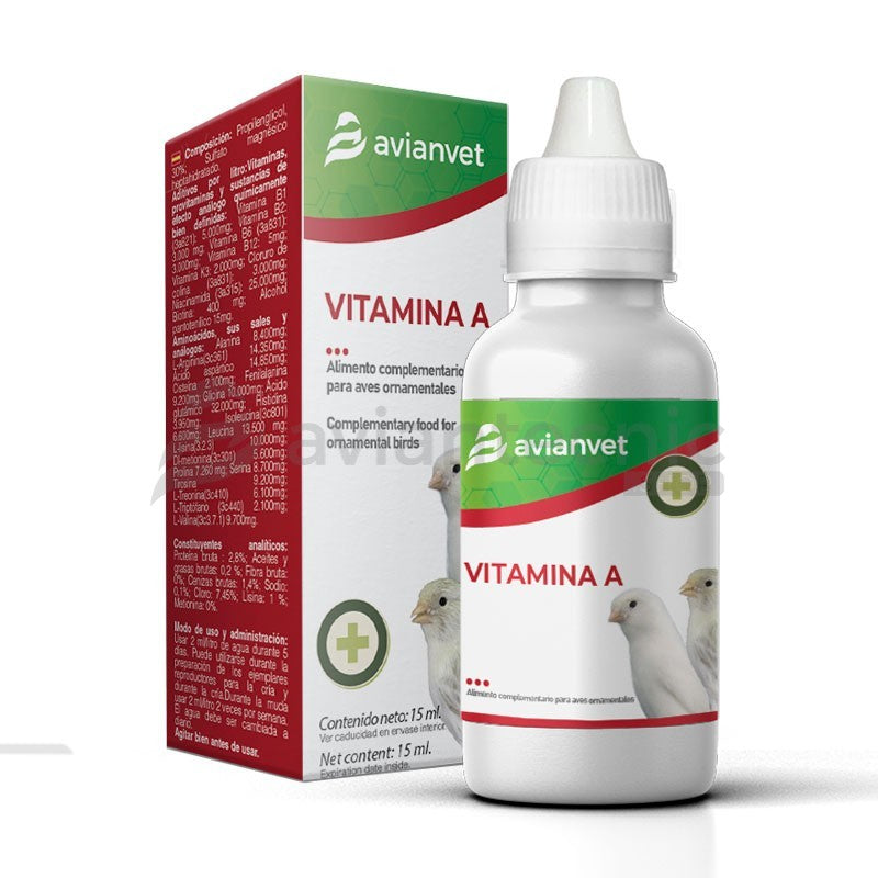 Vitamina A Avianvet 15 ml Líquida